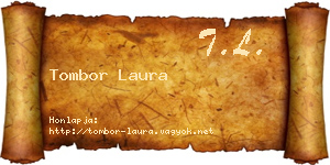 Tombor Laura névjegykártya
