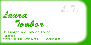 laura tombor business card